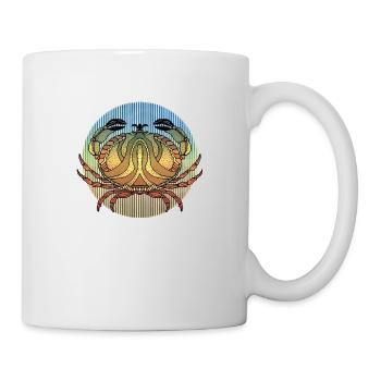 Krebs - Tasse - Weiß - Rechts