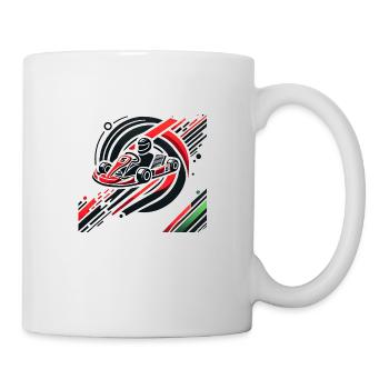 Motorsport Karting - Tasse - Weiß - Rechts
