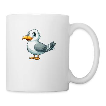 Möwe - Tasse - Weiß - Rechts