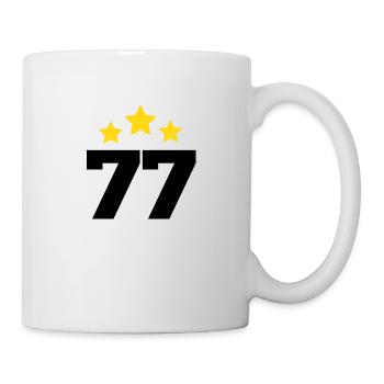 77 Years Star - 77th Anniversary Gift - Mug - white - Right