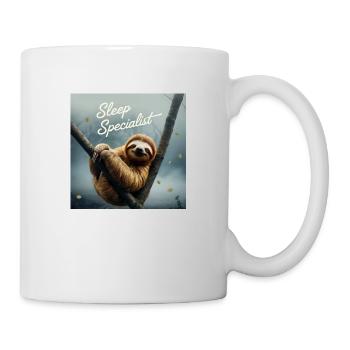 sleeping specialist - Mug - white - Right