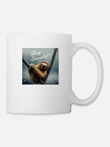 sleeping specialist - Mug - white