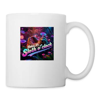 Entspannen Sie sich, es ist Faulheit - Tasse - Weiß - Rechts