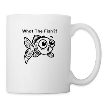 Shocked Goldfish - Was der Fisch Design hat - Tasse - Weiß - Rechts