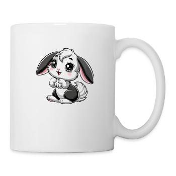 Girl rabbit - Mug - white - Right