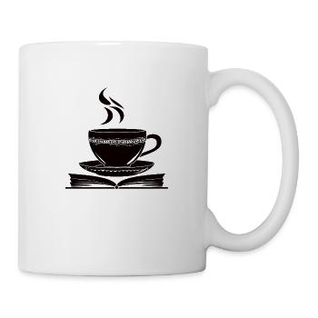 Bücher & Tee für den Bücherwurm - Tasse - Weiß - Rechts