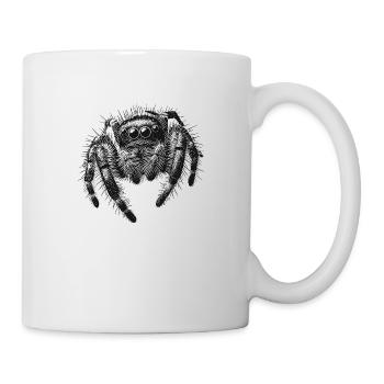 Springspinne - Tasse - Weiß - Rechts