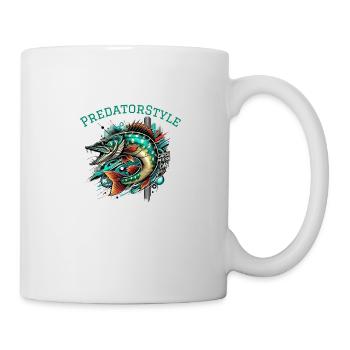 Prédateur dynamique – « Arrête-moi si tu peux » - Mug blanc - blanc - Droite
