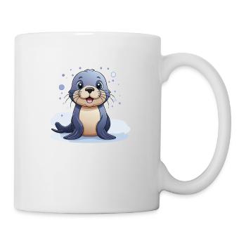 Seal – fun and games in the water! - Mug - white - Right