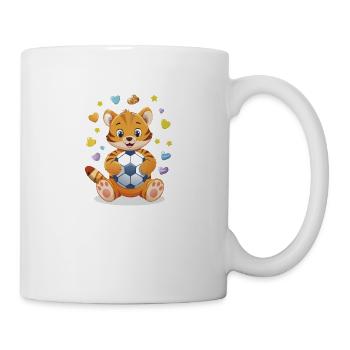 Tigerinchen – The little professional footballer! - Mug - white - Right