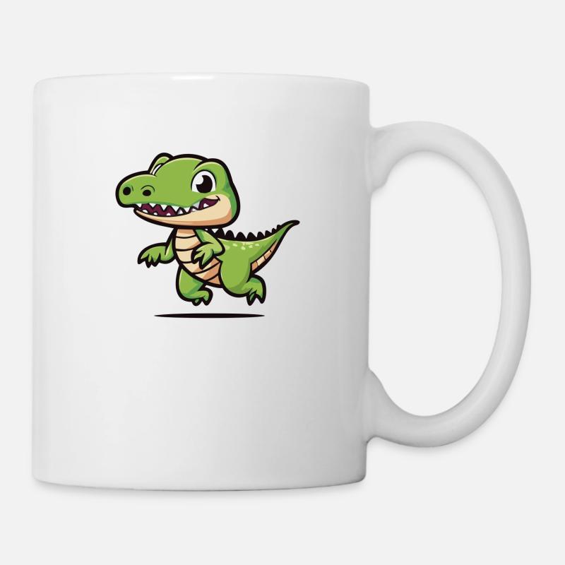 Düwex – Dein cooler Dino-Look - Tasse - Weiß