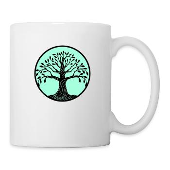 Arbre de vie - Mug blanc - blanc - Droite