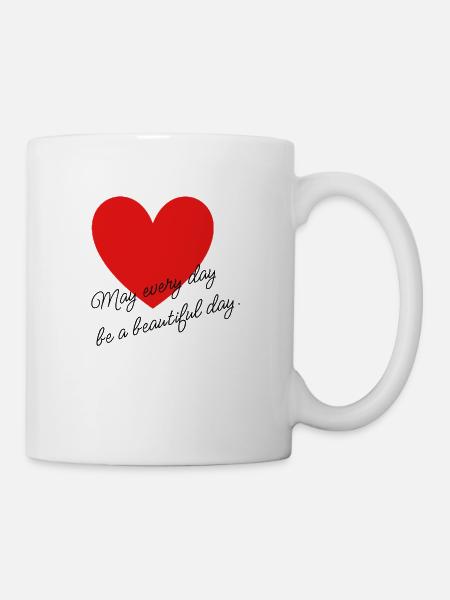 Heart shape - Tasse - Weiß