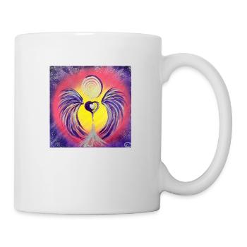 Herzengel Zellleuchten - Tasse - Weiß - Rechts