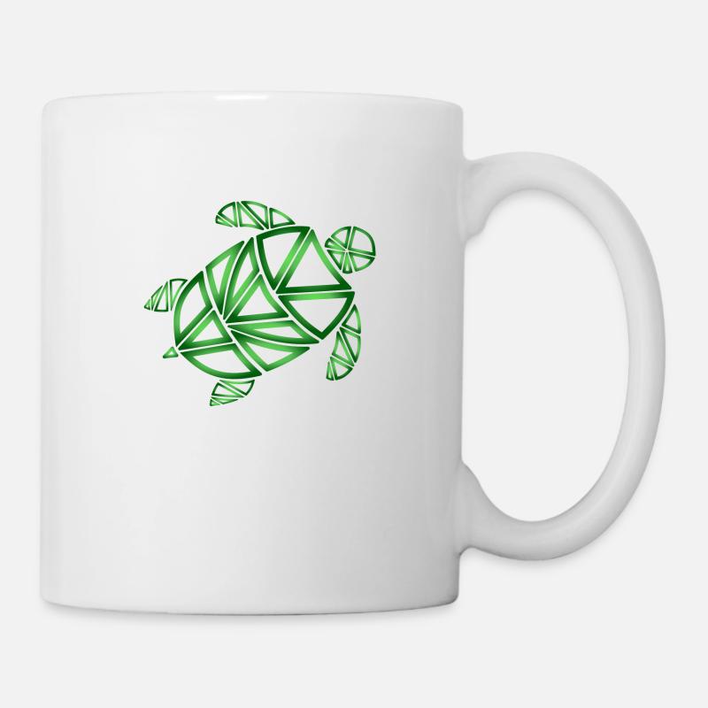 Schildkröte - Tasse - Weiß