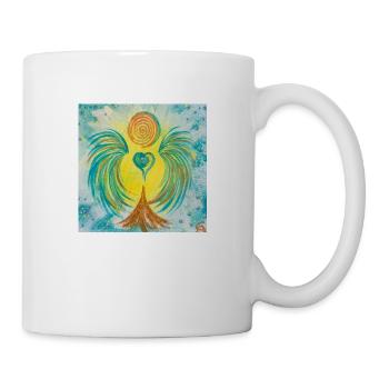 Herzengel Lichtöffner der Möglichkeiten - Tasse - Weiß - Rechts