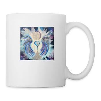 Herzengel Klärung im Zellbewußtsein - Tasse - Weiß - Rechts