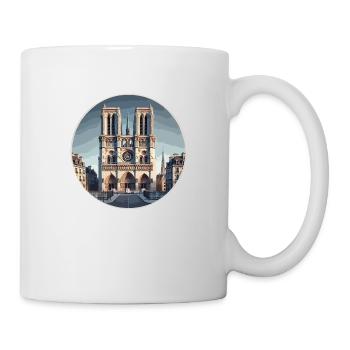 Notre Dame de Paris - Tasse - Weiß - Rechts