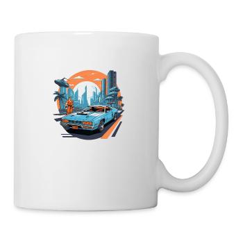 Retro Future - Tasse - Weiß - Rechts