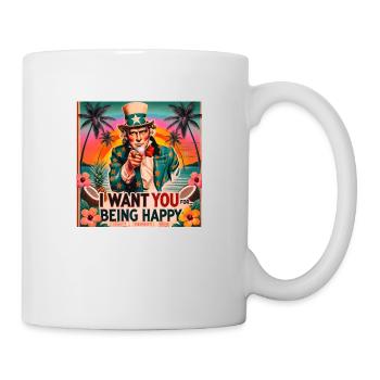 PARADISE PATRIOT - Mug blanc - blanc - Droite
