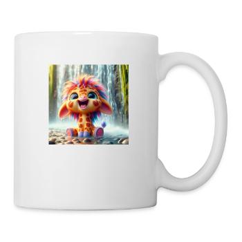 Giraffe Waterfall - Mug - white - Right