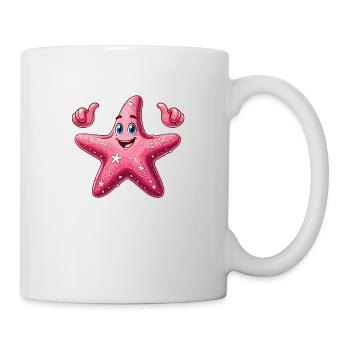 Étoile de mer - Mug blanc - blanc - Droite