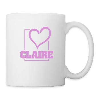 Gift for Claire - Mug - white - Right