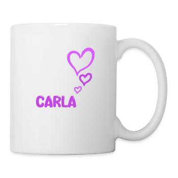First name Carla - Mug - white - Right