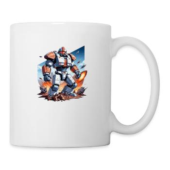 8-Bit Warrior - Tasse - Weiß - Rechts