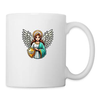 engel frau - Tasse - Weiß - Rechts