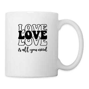 xoxo love you amore Flowers Women Valentine day 14 - Mug - white - Right