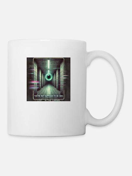 weirdcore Lost in the Liminal - Mug - white