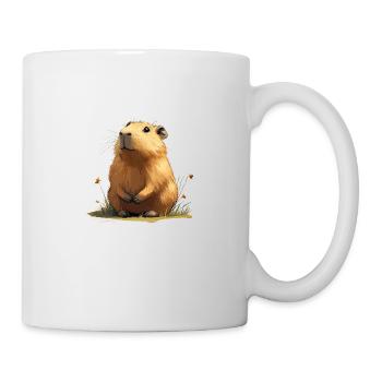Capybara Baby - Tasse - Weiß - Rechts