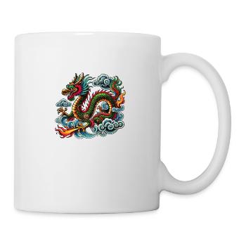 Dragon Comic Chine - Mug blanc - blanc - Droite