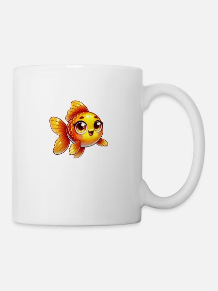 goldfisch - Tasse - Weiß