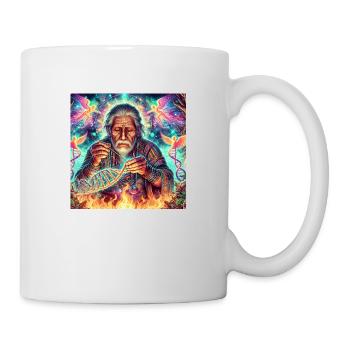 Maya-Ältester DNA-Zauber - Tasse - Weiß - Rechts
