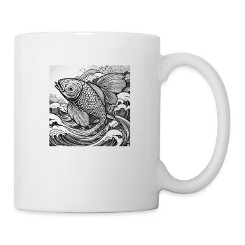 Japanese Koi - Tasse - Weiß - Rechts