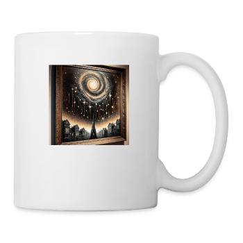 Mysterious Black Artwork - Mug - white - Right