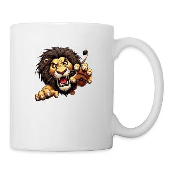 Leo attacks - Mug - white - Right
