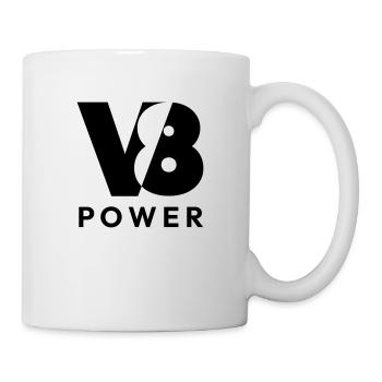 V8 Power - V 8 Power - Tasse - Weiß - Rechts