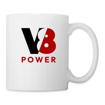 V8 Power - V 8 Power - Tasse - Weiß - Rechts