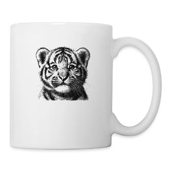 Tigre - Mug blanc - blanc - Droite