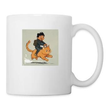 Chevaucher - Mug blanc - blanc - Droite