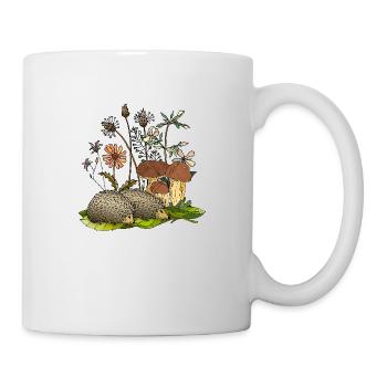 Igel - Tasse - Weiß - Rechts