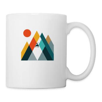 mountains - Mug - white - Right