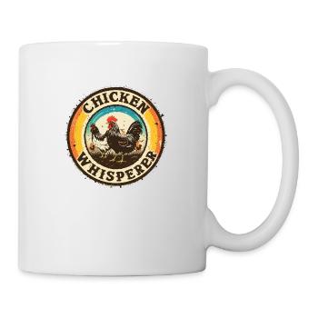 Hühnerflüsterer - chicken whisperer 090438 - Tasse - Weiß - Rechts