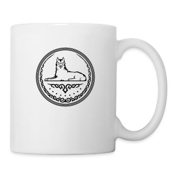 Ichkerian Wolf - Mug - white - Right