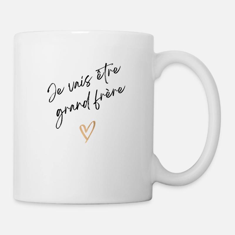 Ich werde großer Bruder sein - Bald großer Bruder - Tasse - Weiß