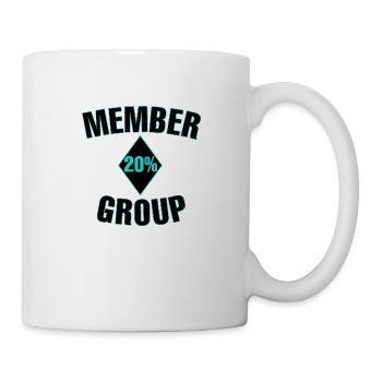 MEMBER of the 20%GROUP - Mug - white - Right