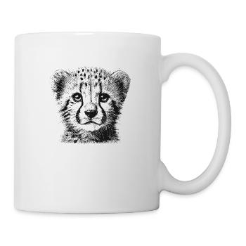 Guépard - Mug blanc - blanc - Droite